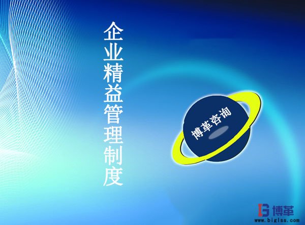 企業精益管理制度 企業精益管理制度